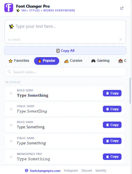 Font Changer Pro — Fancy Text Generator gallery image