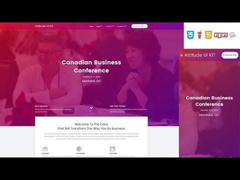 Attitude HTML UI Kit gallery image
