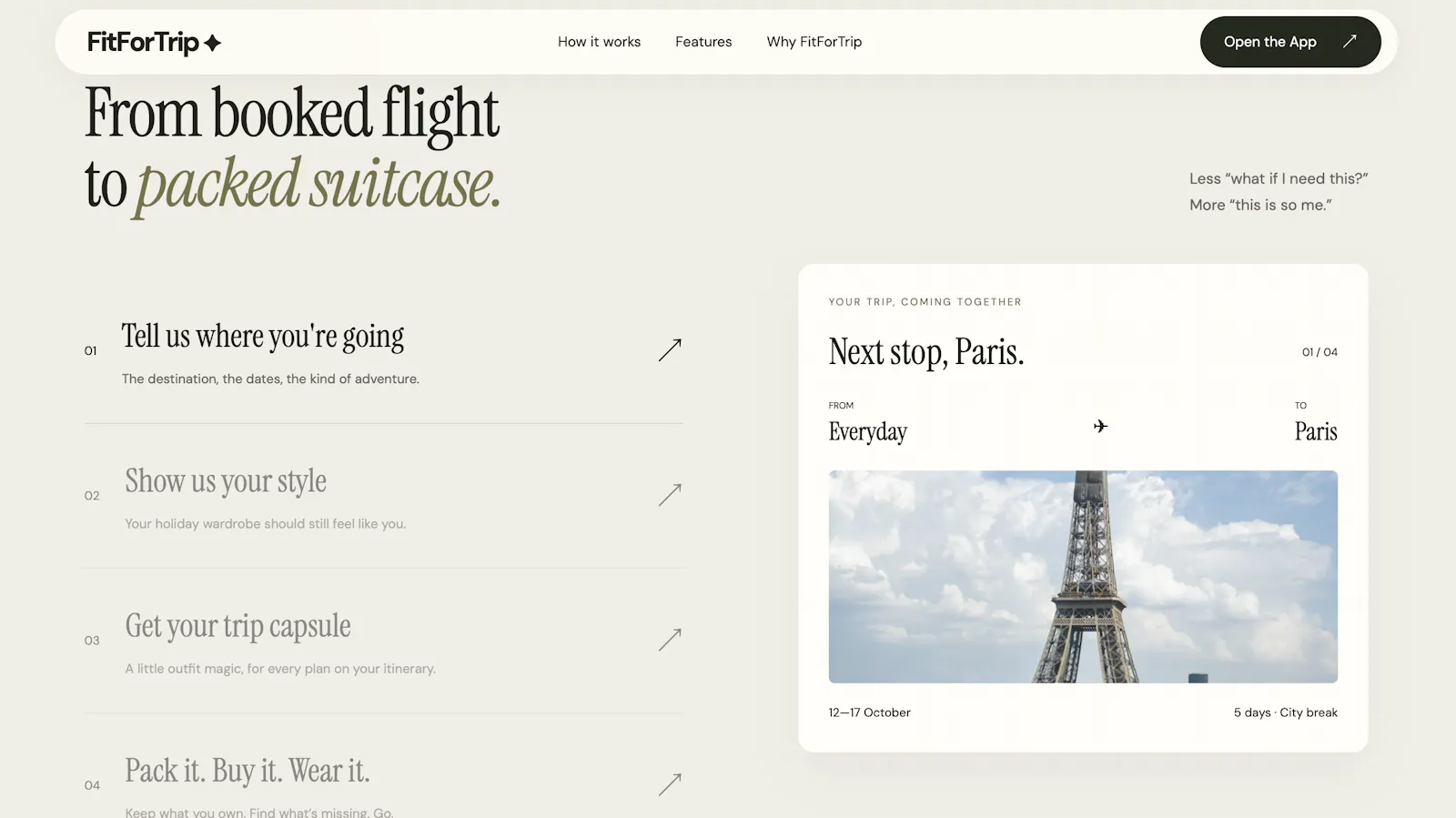 fitfortrip screenshot 1