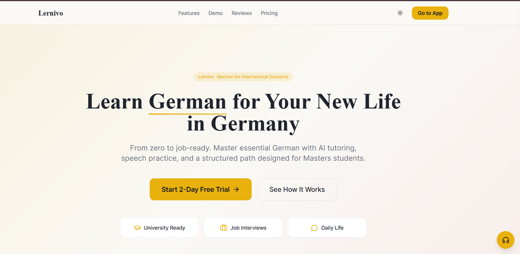 Lernivo - Main product screenshot demonstrating key features and user interface