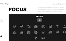 Focus: Ambient Sound Widget media 1