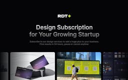 RDT+ design as a subscription media 1