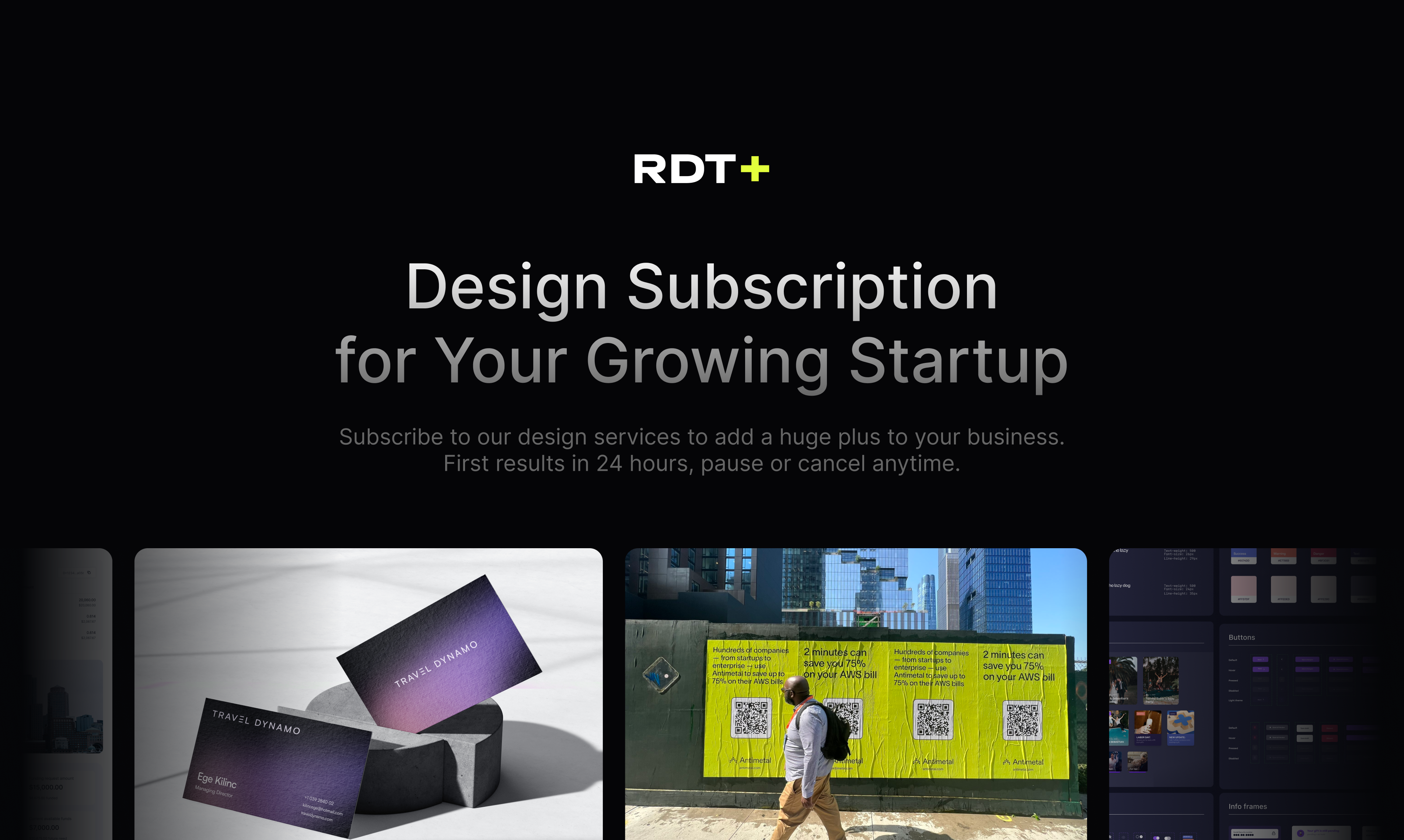 Mídia 1 de RDT Design como uma assinatura