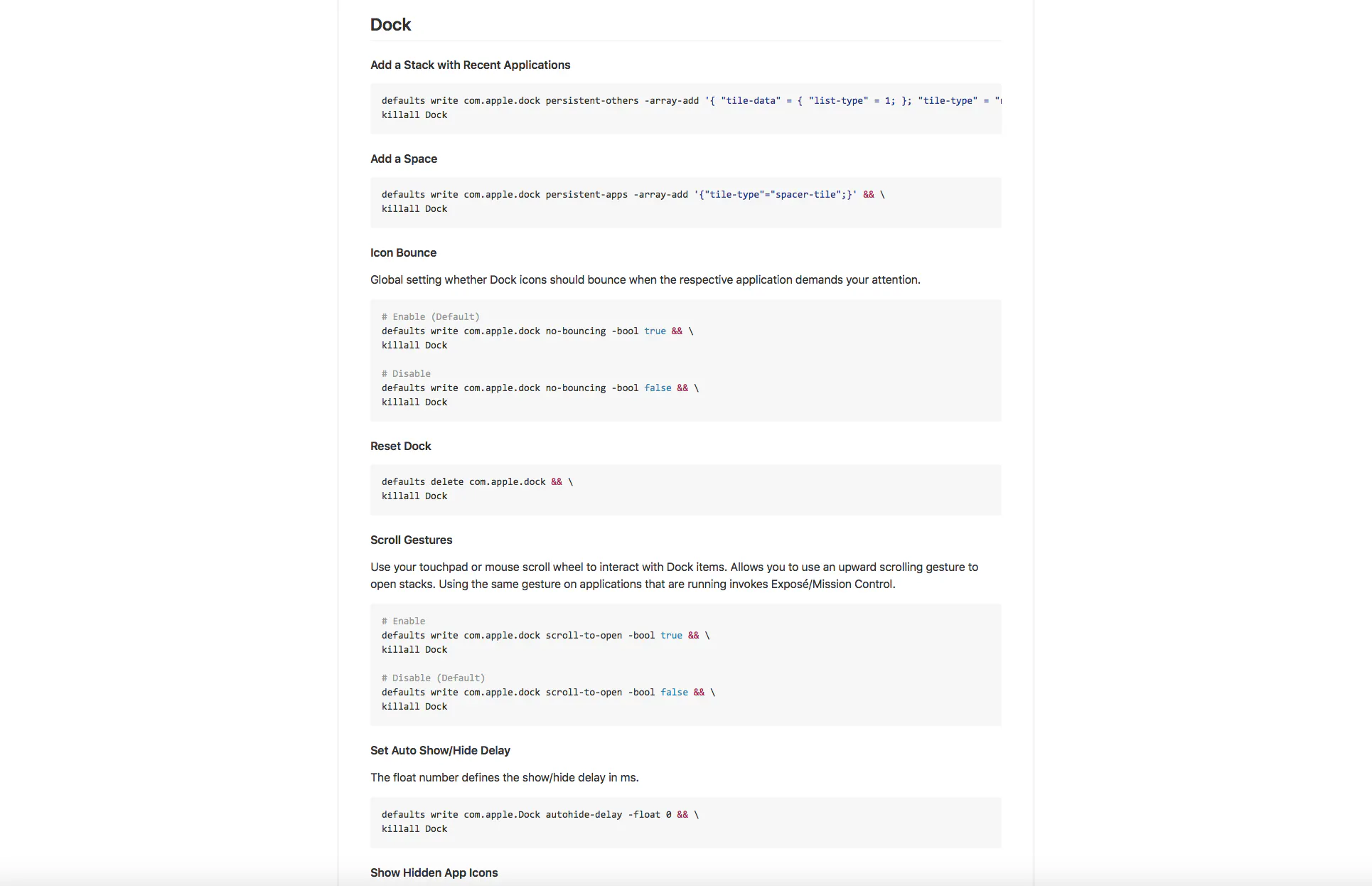 Awesome OS X Command Line
