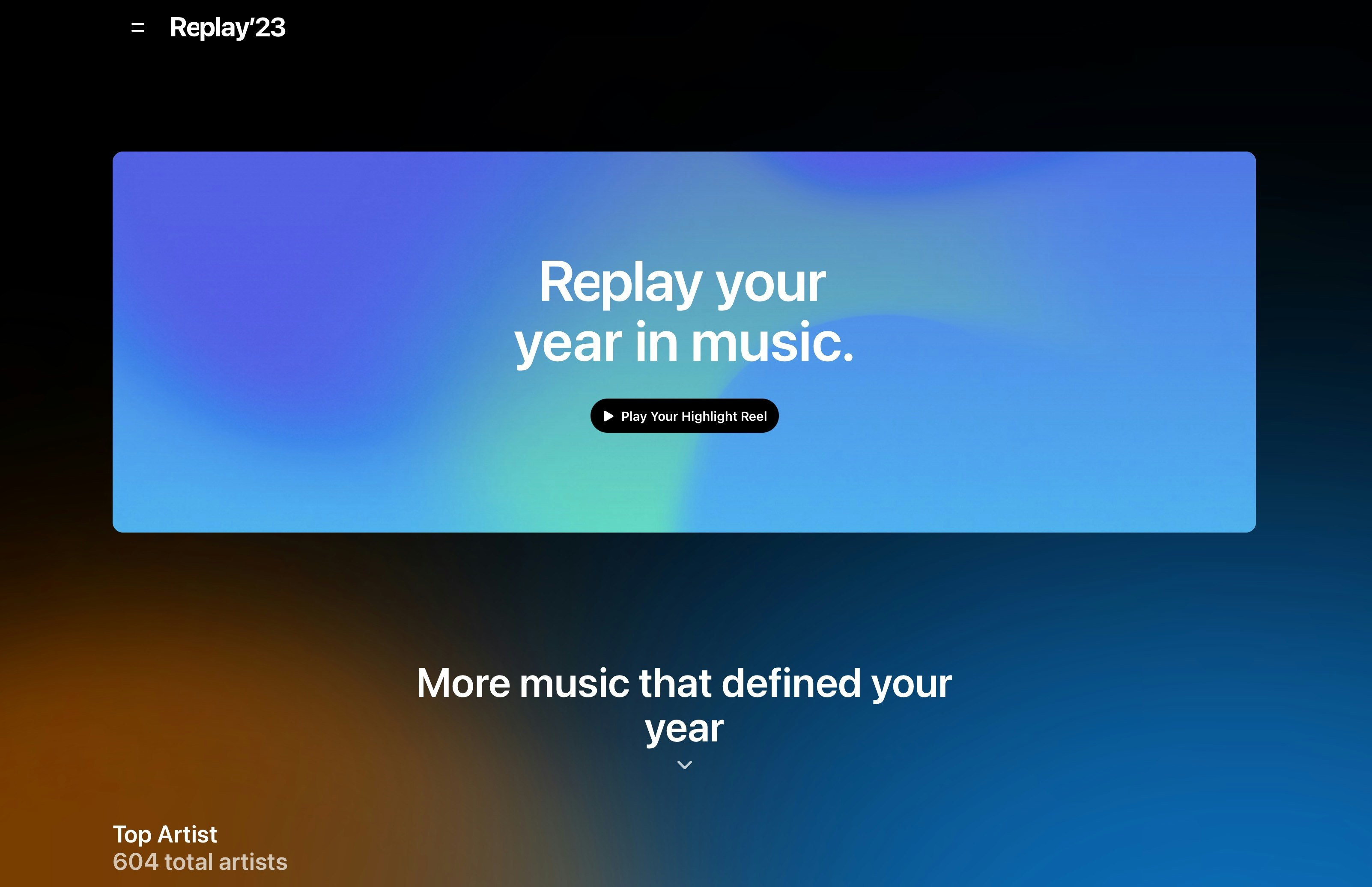 Apple Music Replay 2023 media 2