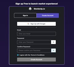 StonksUp.io gallery image