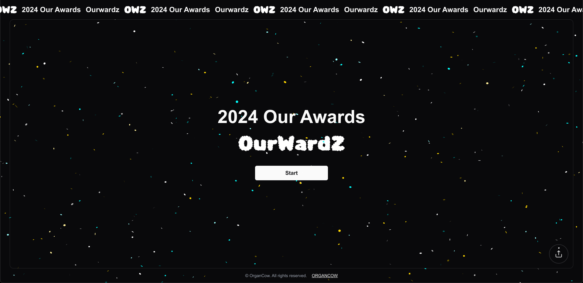 Ourwardz-Créez votre propre cérémonie de remise des prix media 2