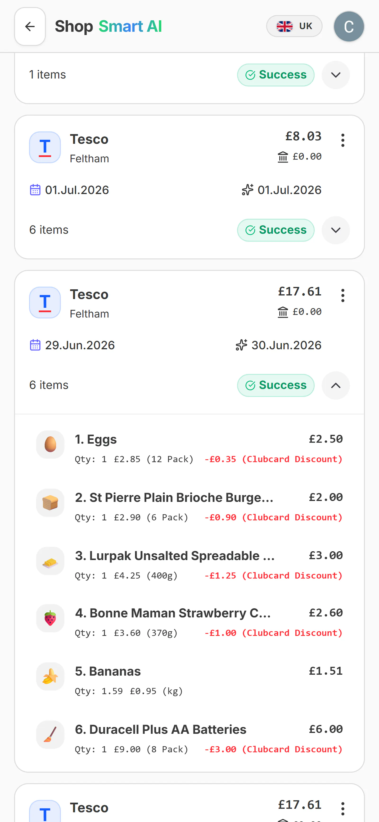 Shop Smart AI Grocery Planner screenshot 3
