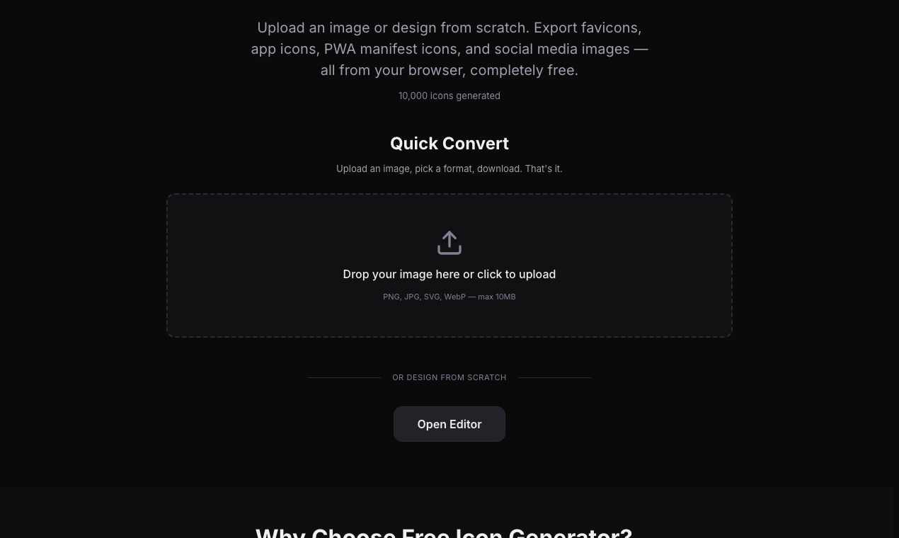 Free Icon Generator — all platforms gallery image