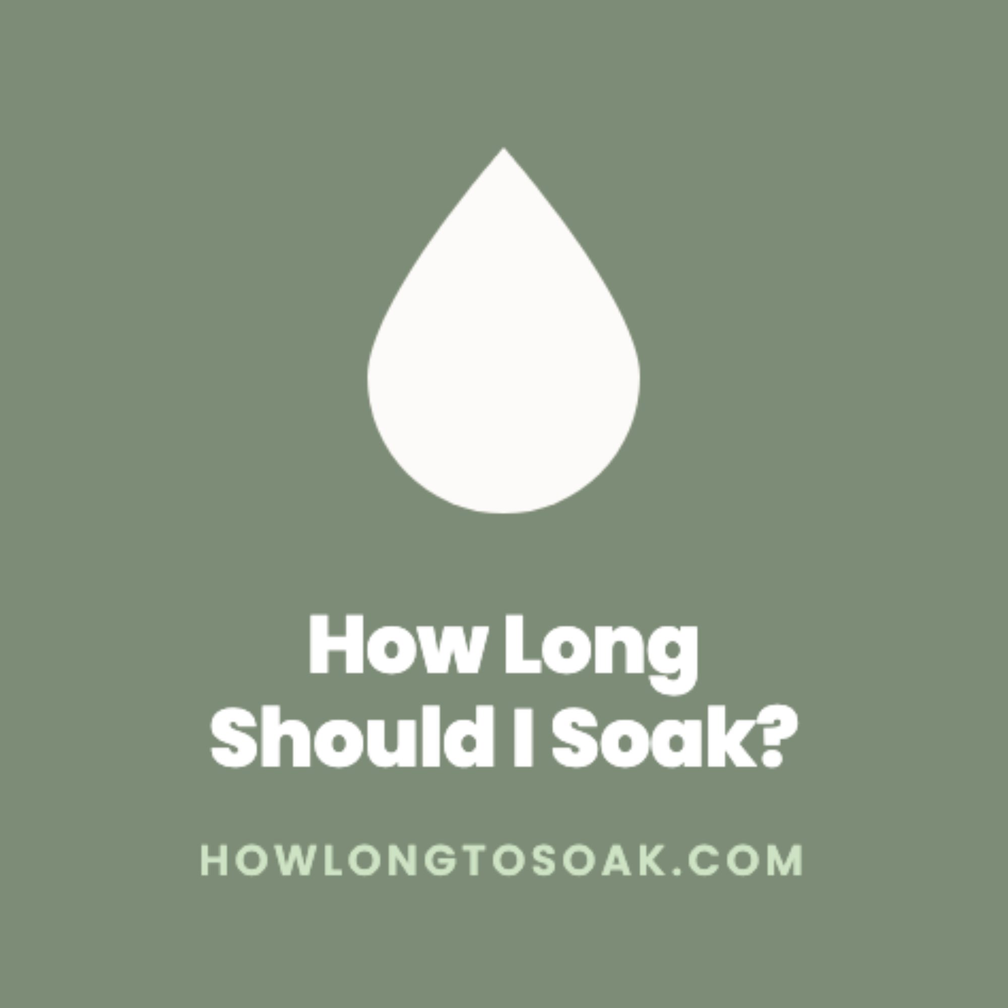 HowLongToSoak.com