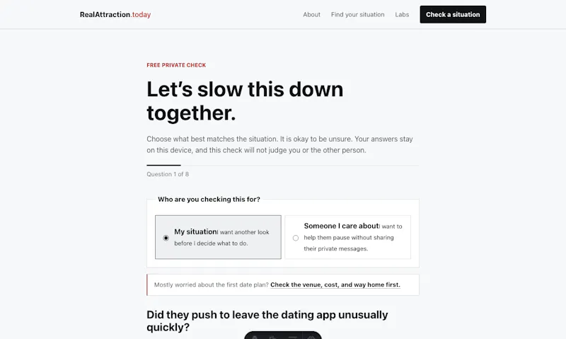 RealAttraction.today screenshot 2