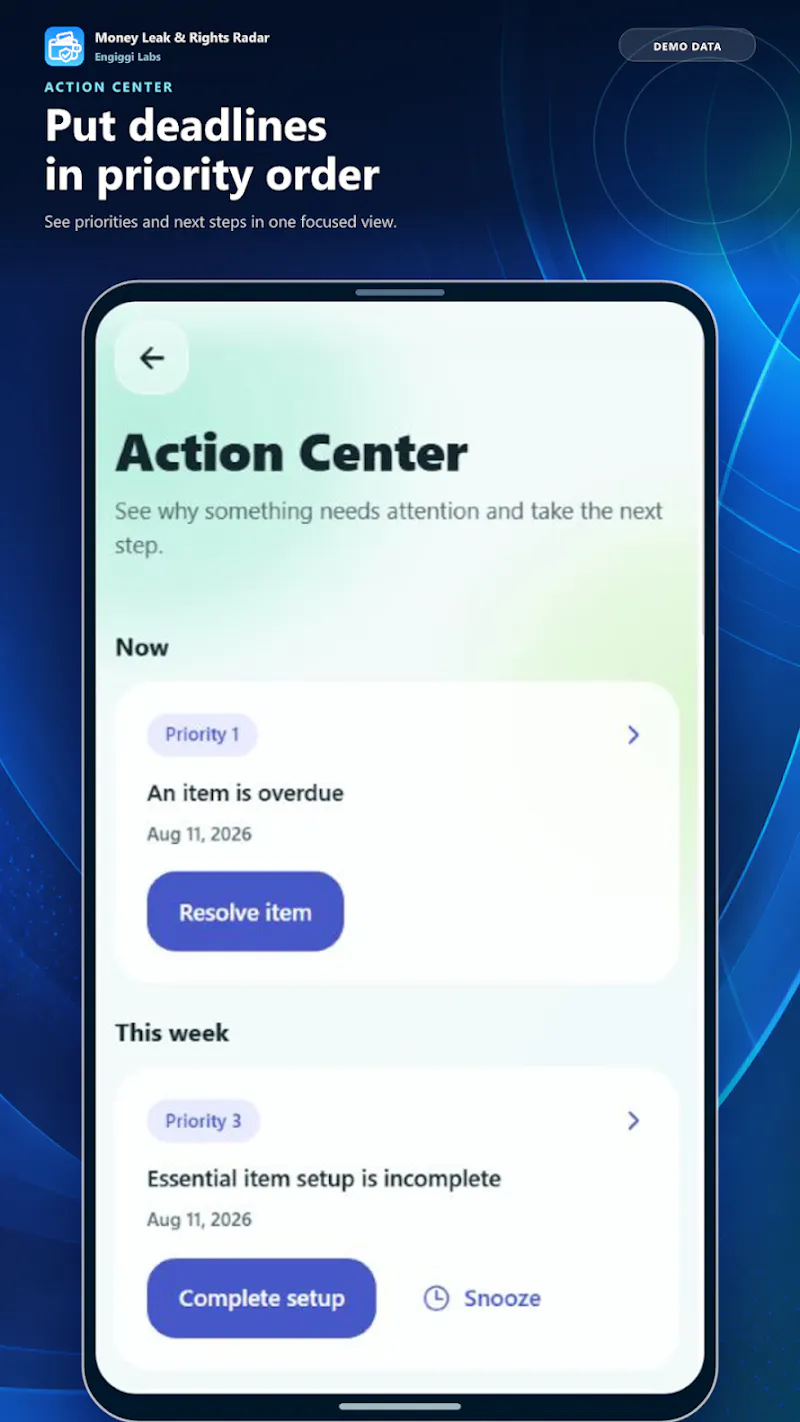 Money Leak & Rights Radar screenshot 3