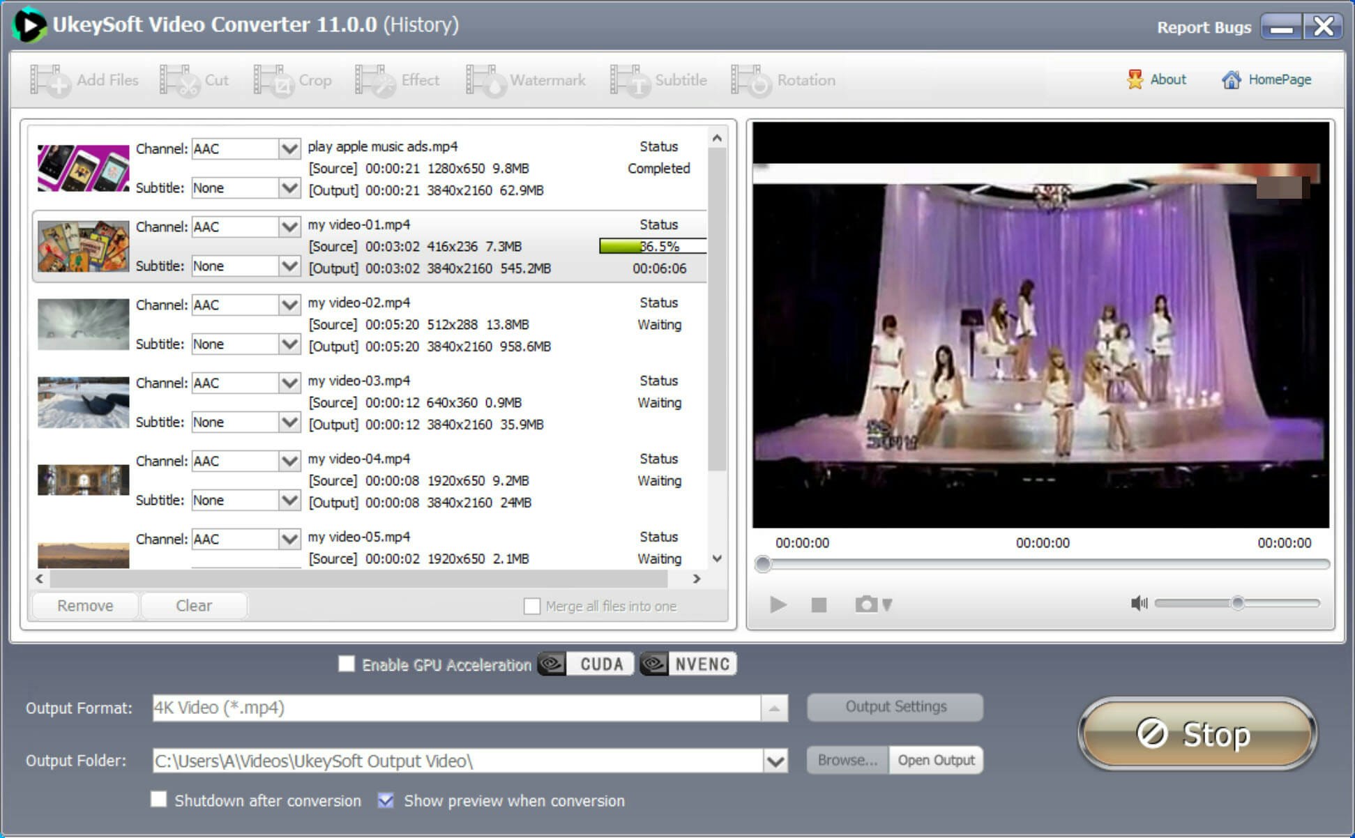 Ukeysoft Video Converter - VIDEO in MP4, MOV, FLV, MKV, iPhone, Android usw. konvertieren. Medien 2