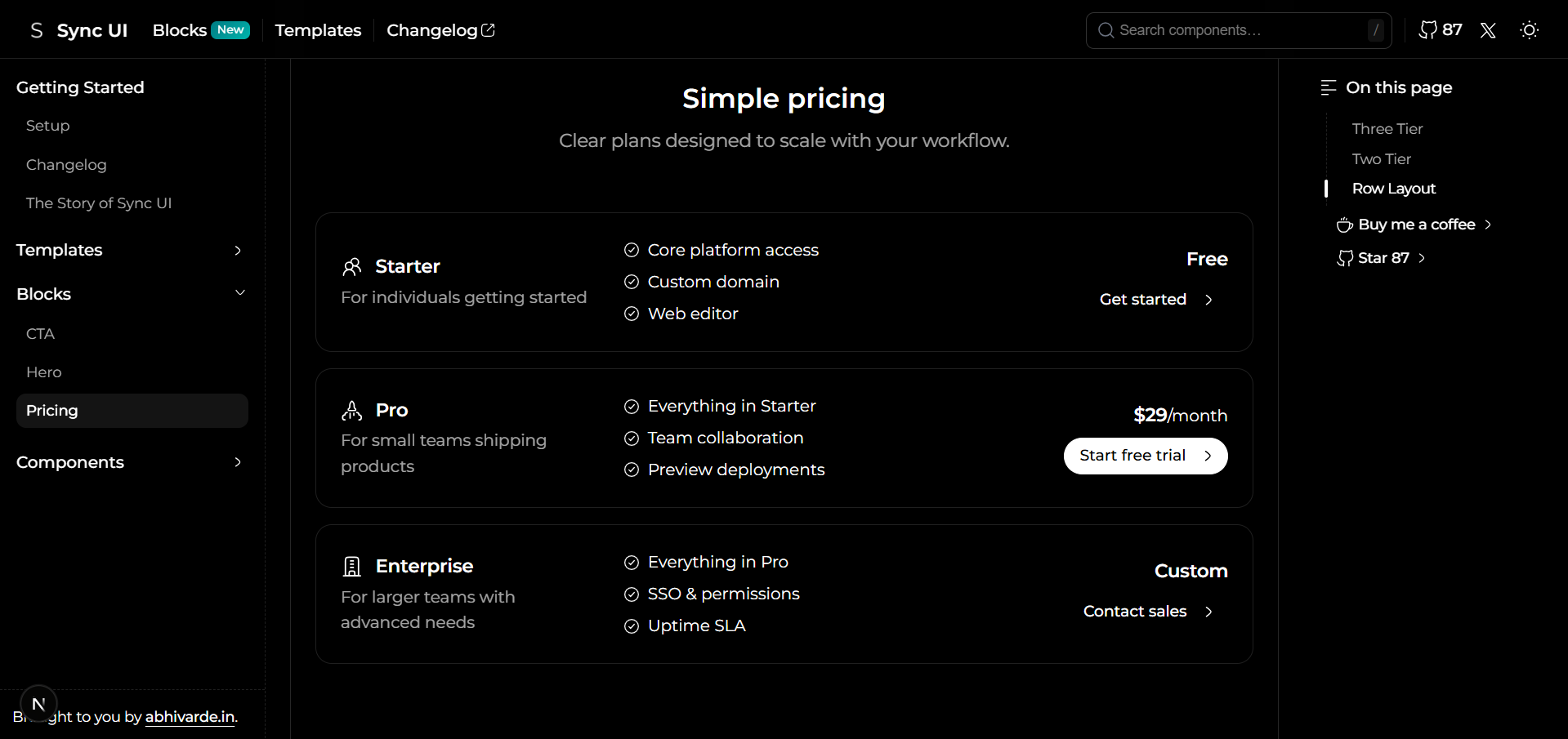 Sync UI Blocks gallery image