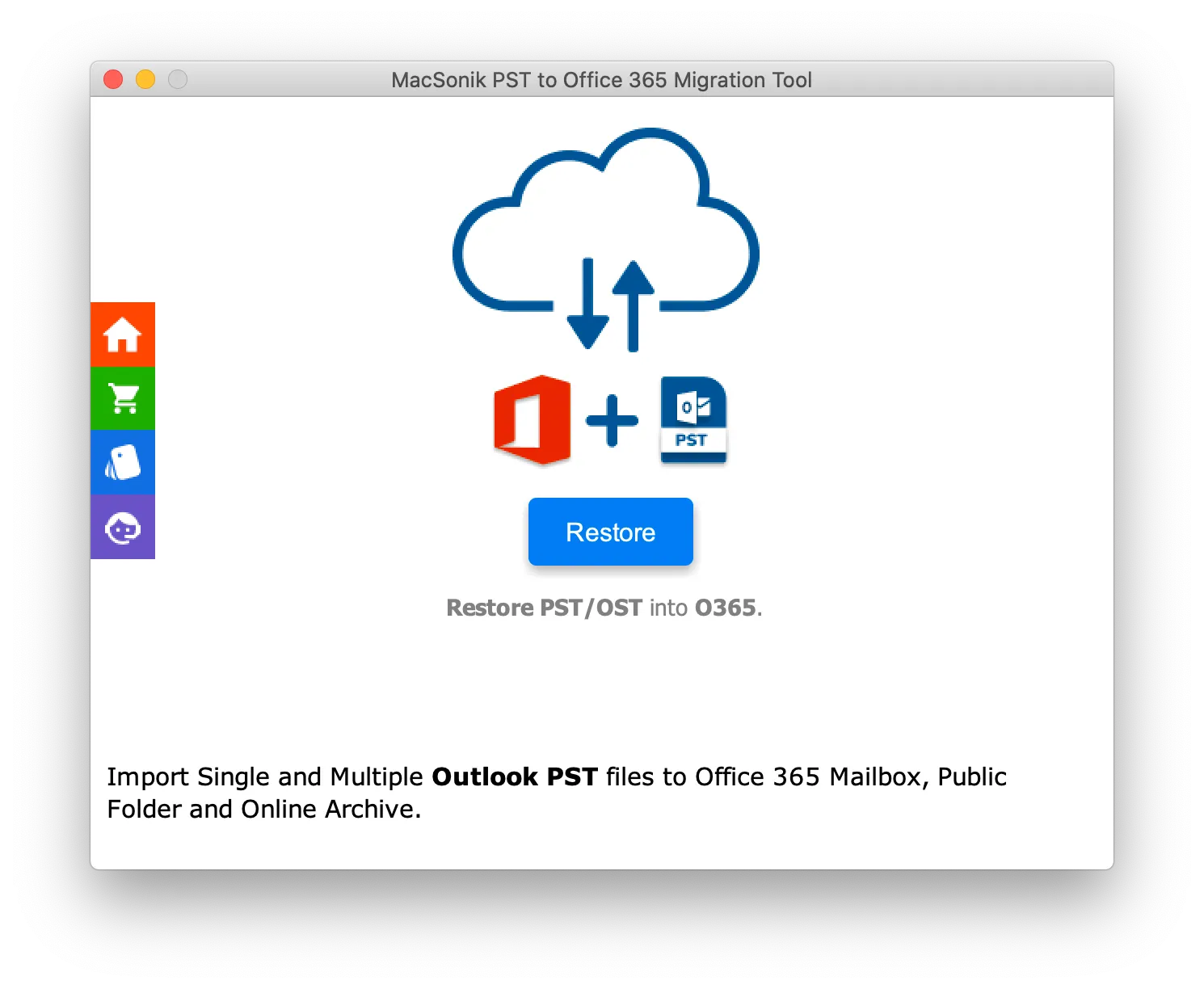 MacSonik PST to Office 365 Migration media 1