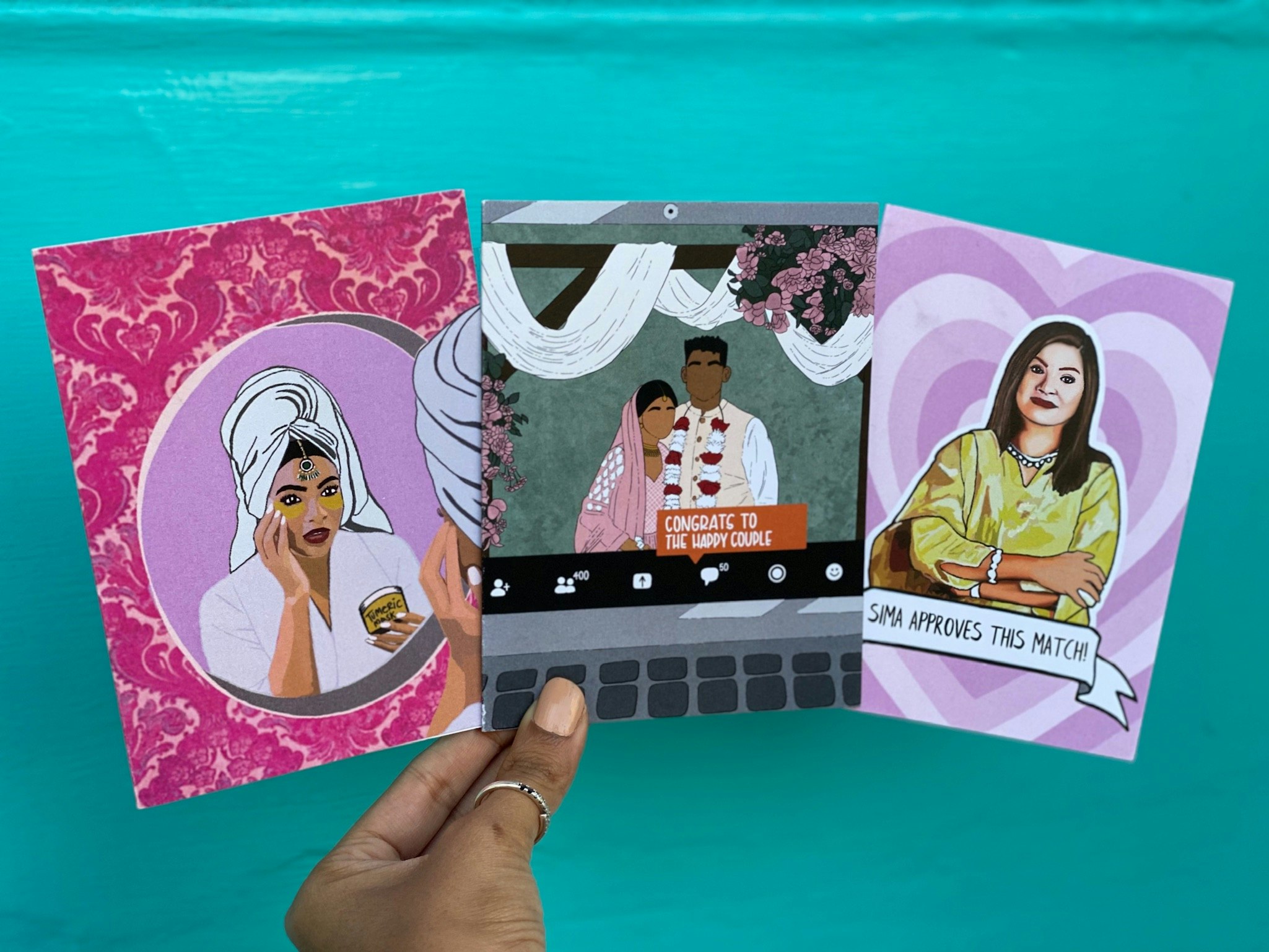 Desi Diaspora Greeting Cards gallery image