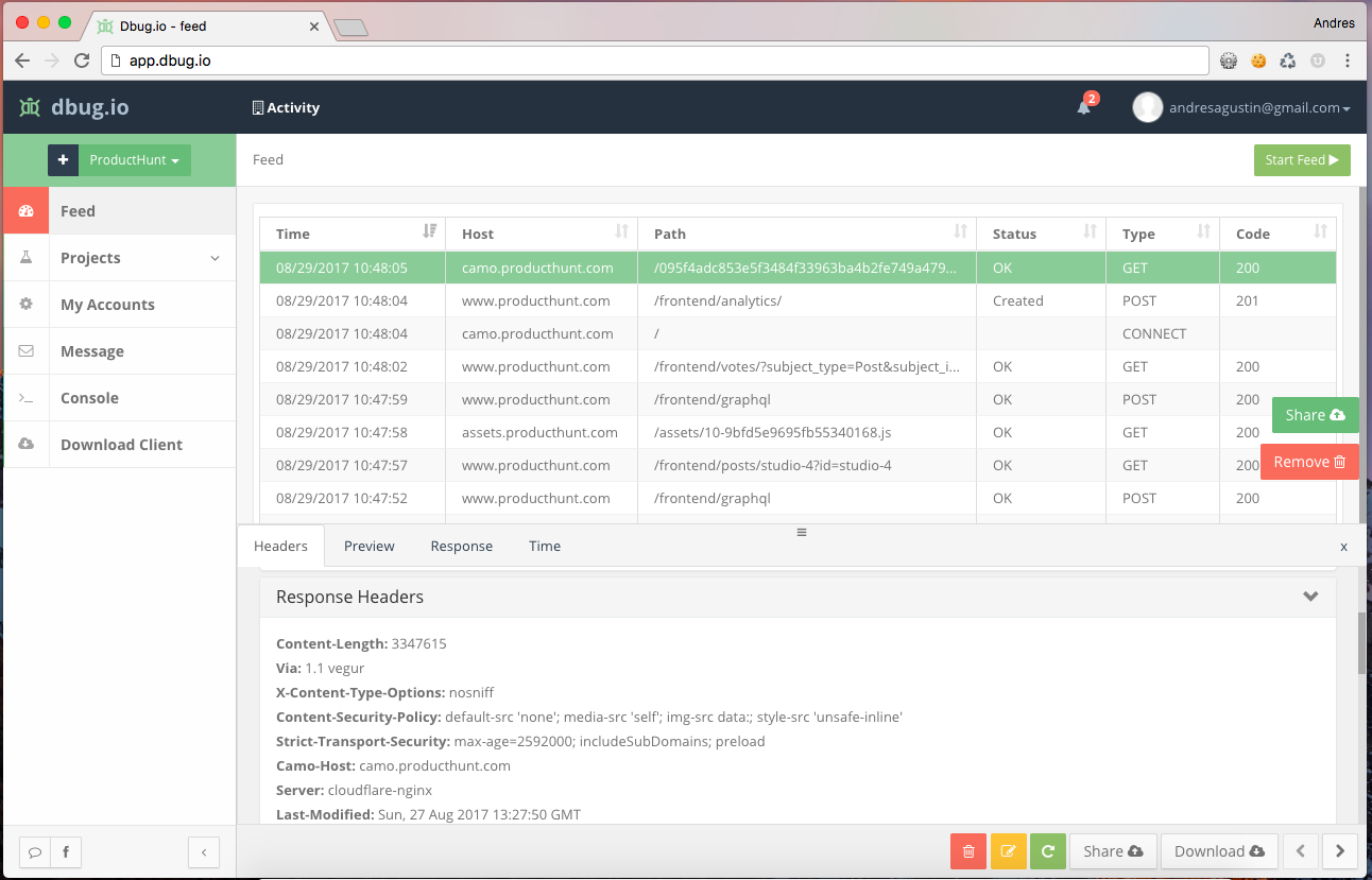 dbug.io gallery image