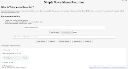 simple voice memo gallery image
