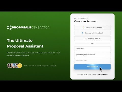 Proposals Generator for Upwork Users gallery image