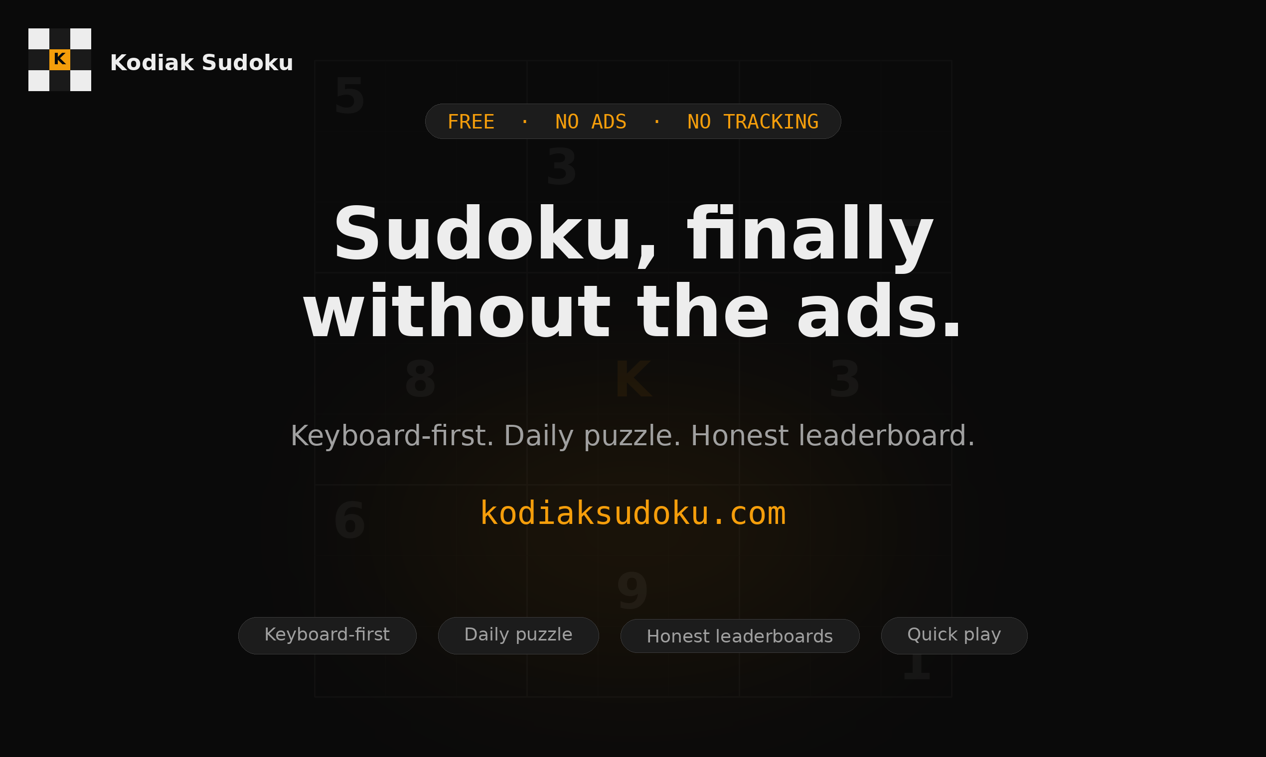 Kodiak Sudoku gallery image