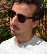 Woodlens Australian Handmade Bamboo Sunglasses - Eco-Friendly Eye Protection gallery image