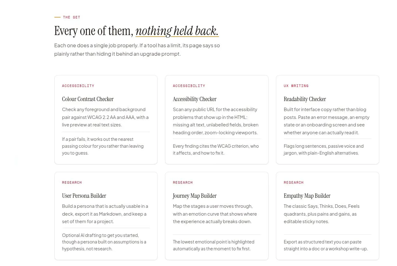 UX Academy Accessibility Checker gallery image
