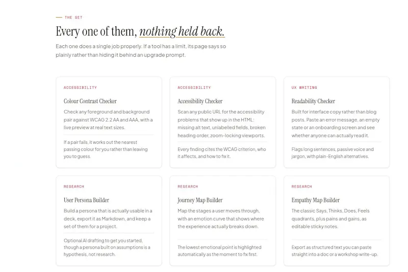 UX Academy Accessibility Checker screenshot 3