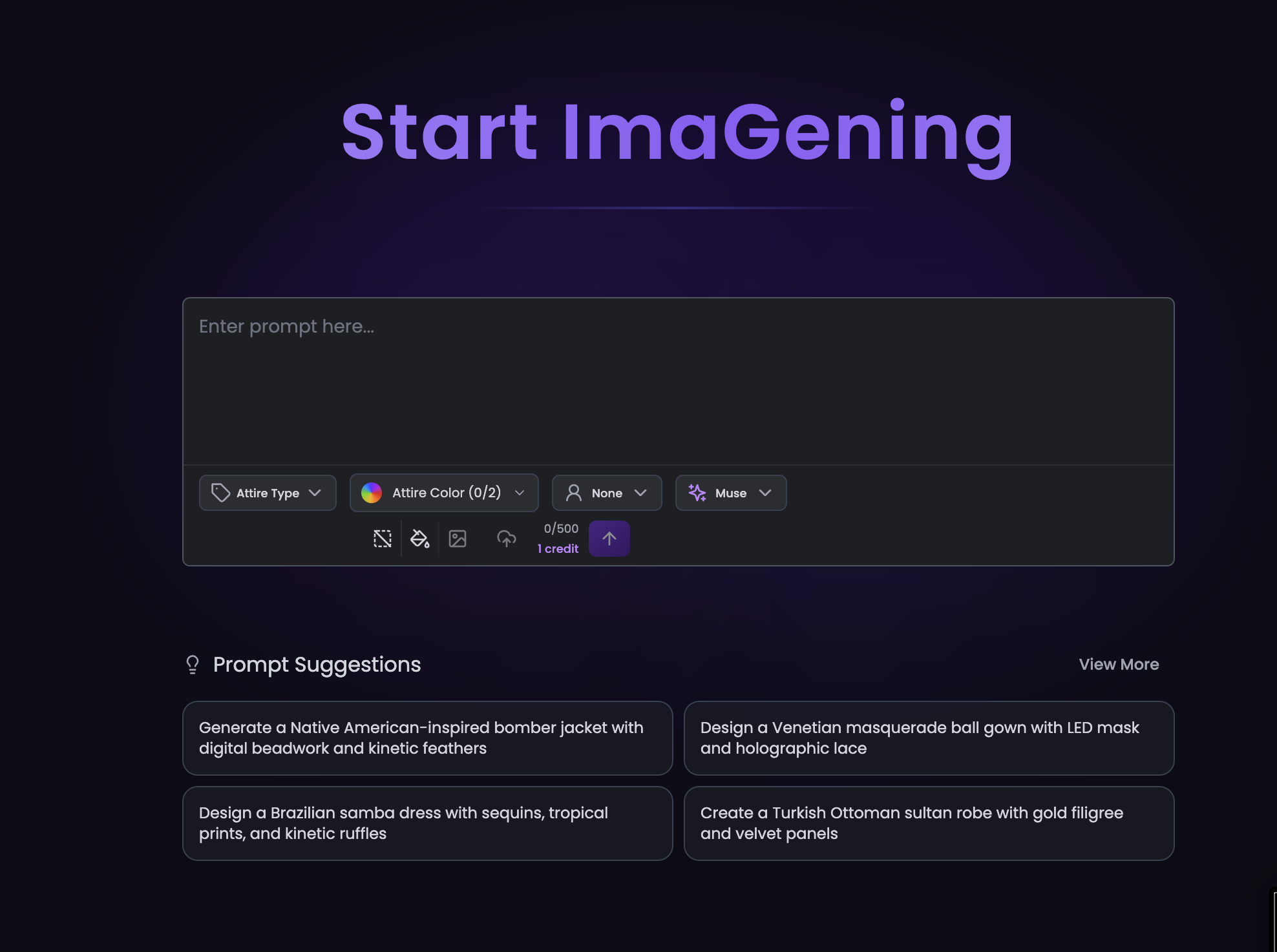 ImaGen Fashion - Screenshot 2 showing product features and functionality