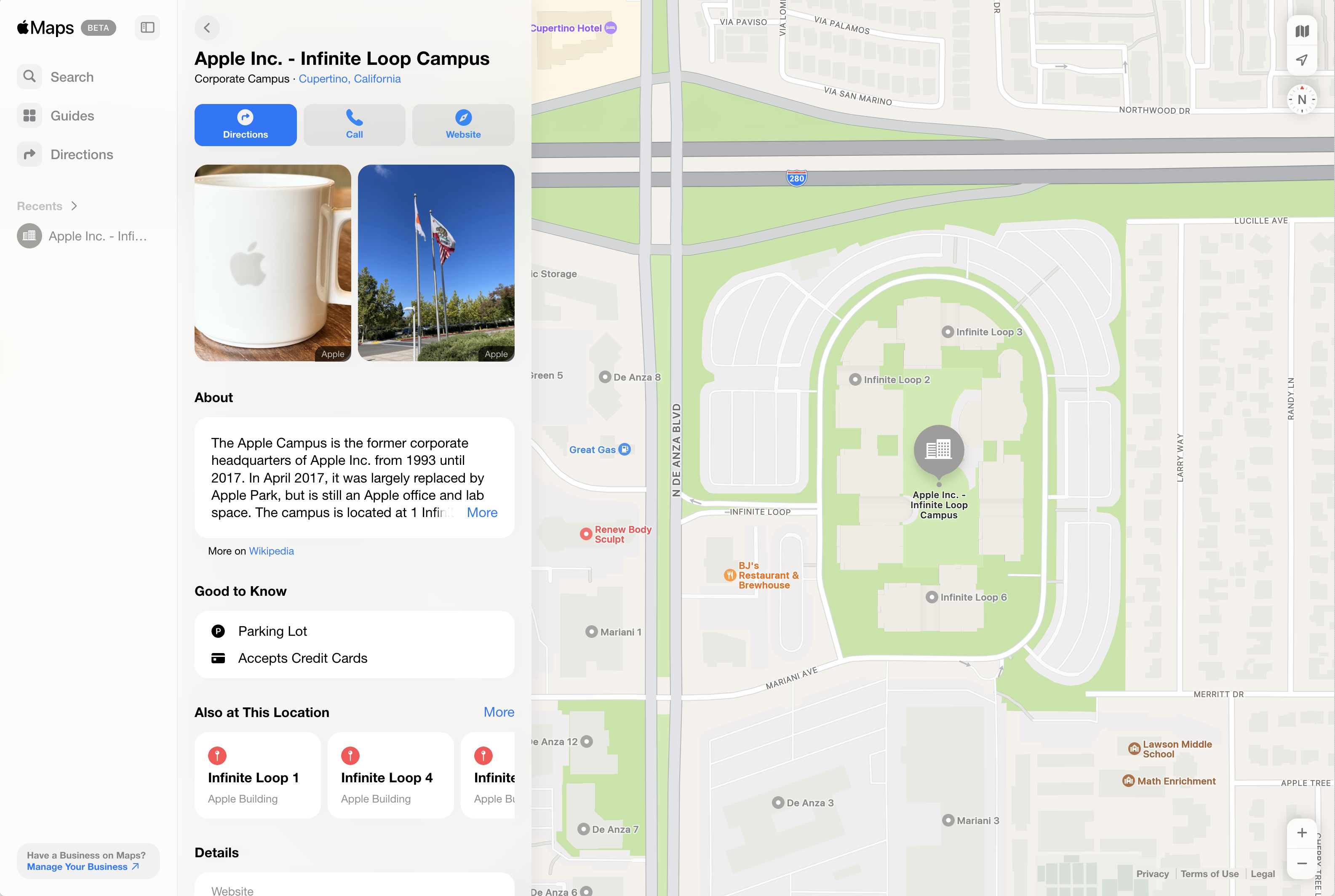 startuptile Apple Maps for Web Beta-Directions Guides & Traffic