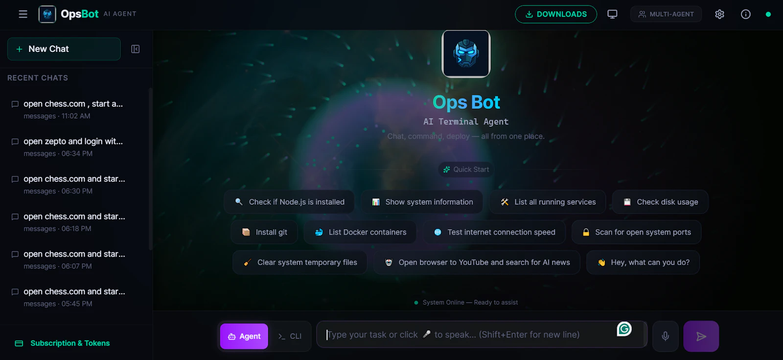 Ops Bot screenshot 2