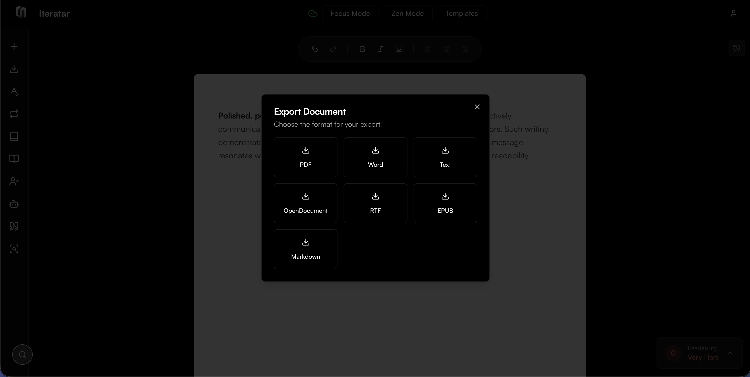 Iteratar - Main product screenshot demonstrating key features and user interface