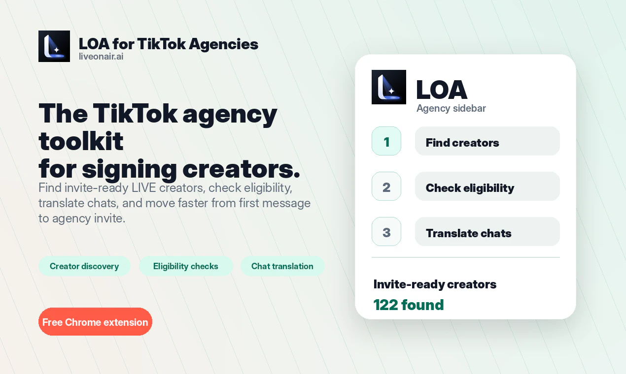LOA for TikTok Agencies screenshot 1