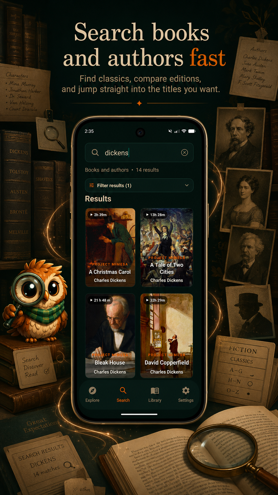 Mimesa AI - Audiobooks & Reader gallery image