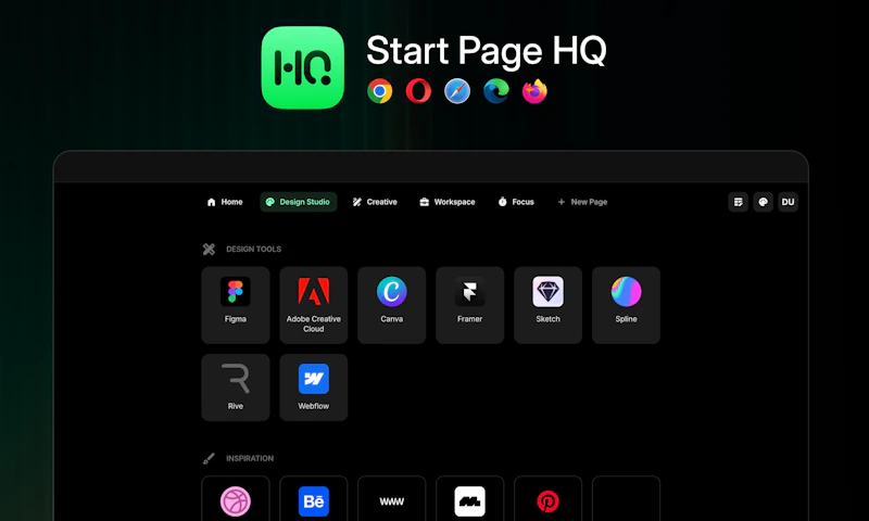 Start Page HQ screenshot 1