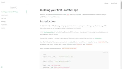 Leaf PHP MVC Framework gallery image