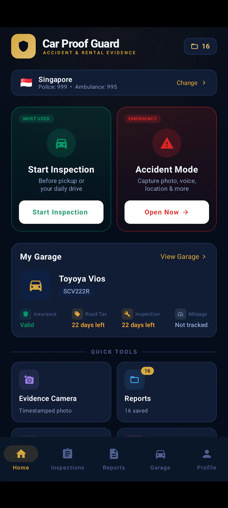 CarProofGuard screenshot 1