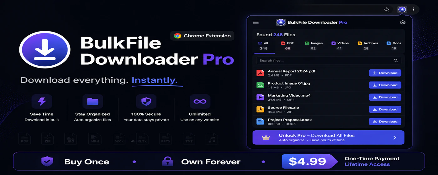 BulkFile Downloader Pro