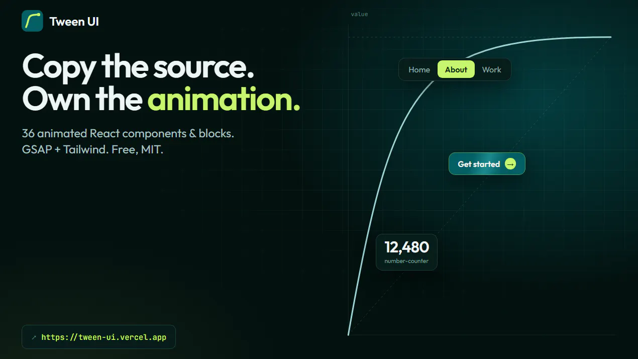 Tween UI product