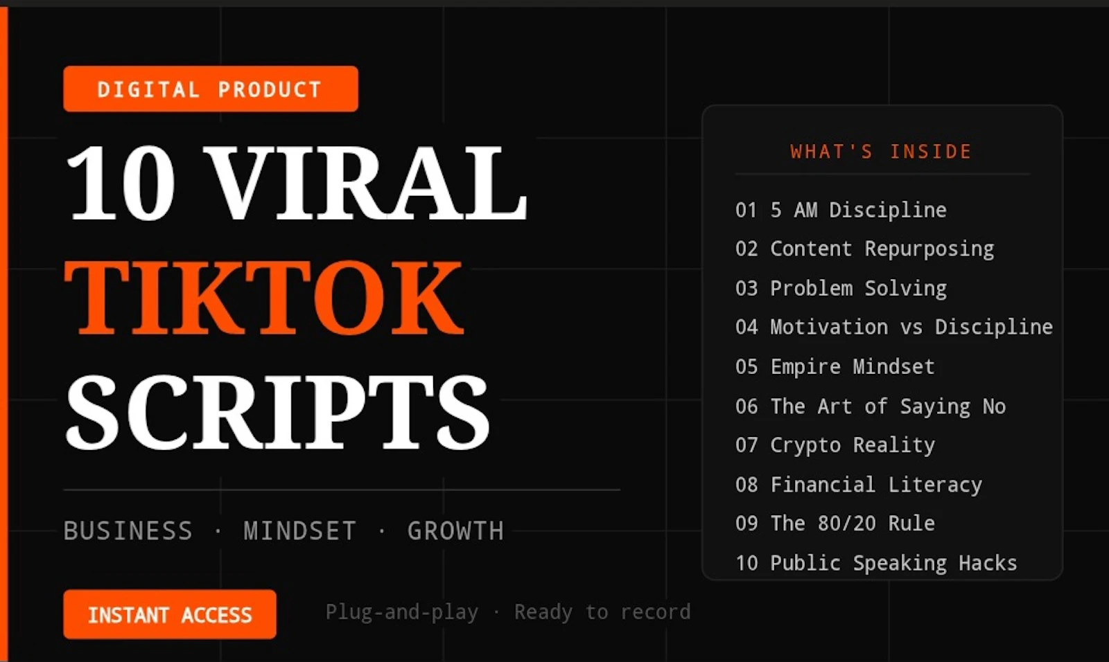 10 Viral TikTok Scripts screenshot 1