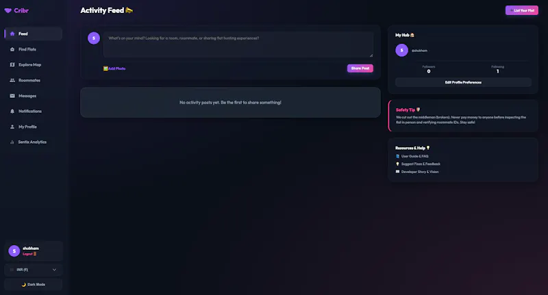 Cribr screenshot 2