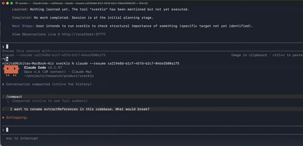 Sverklo screenshot 1