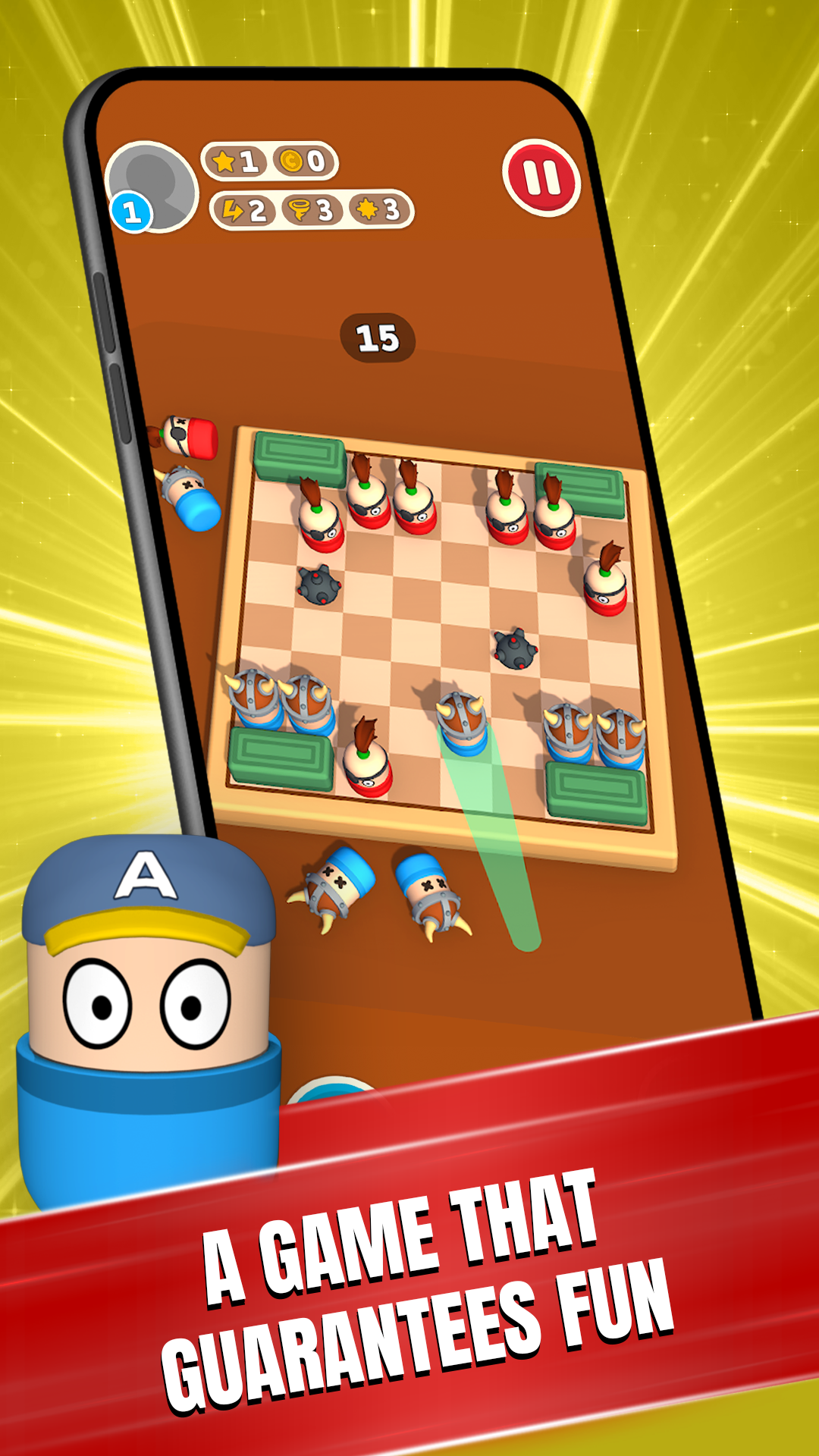 Chapayev 2 - Checkers 3D Board Game gallery image