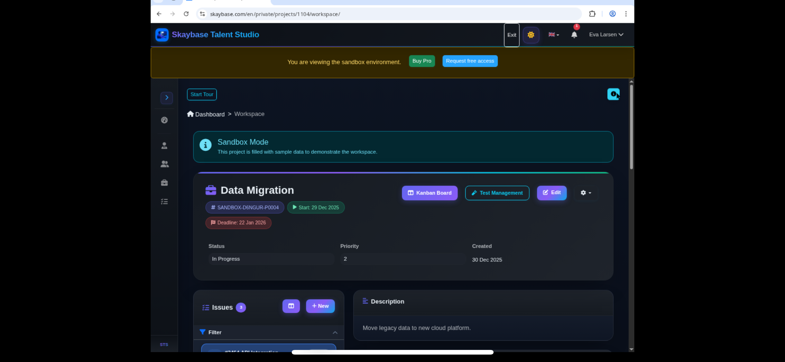 Skaybase - Screenshot 2 showing product features and functionality