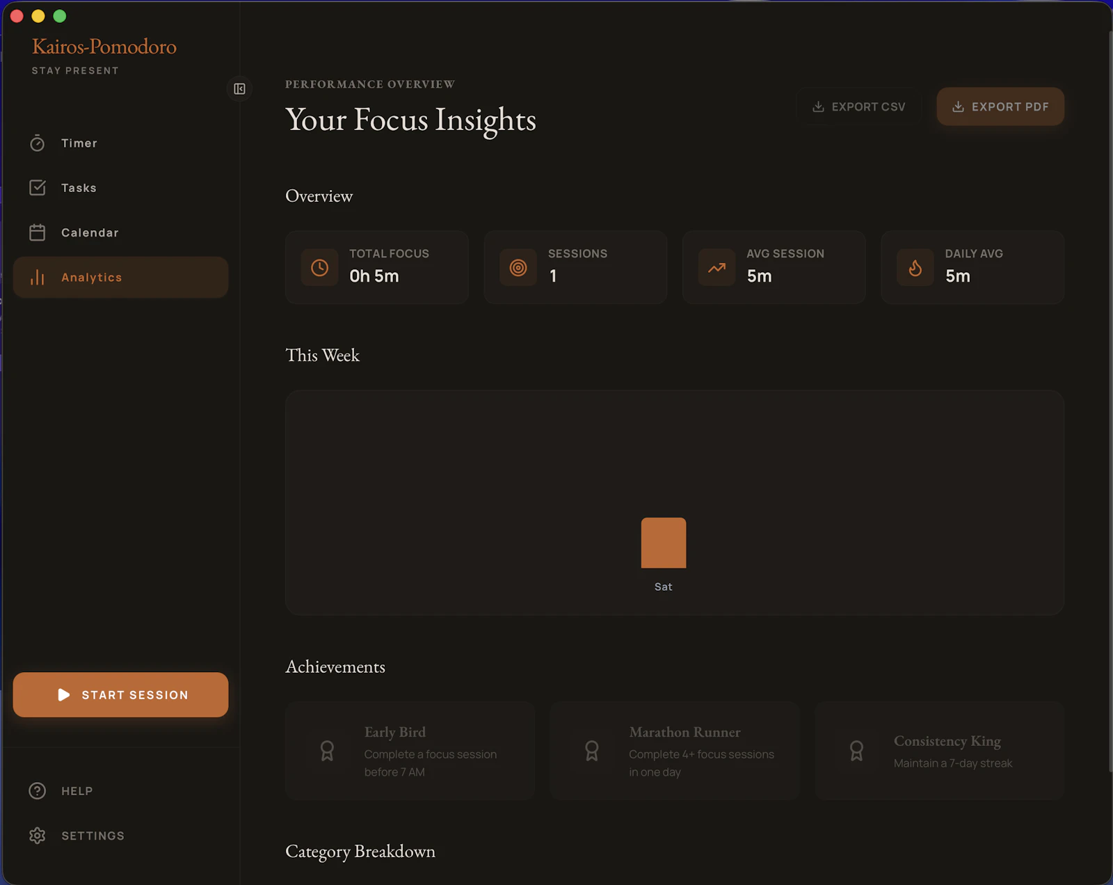 Kairos‑Pomodoro screenshot 8