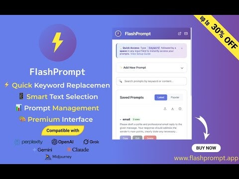 FlashPrompt gallery image