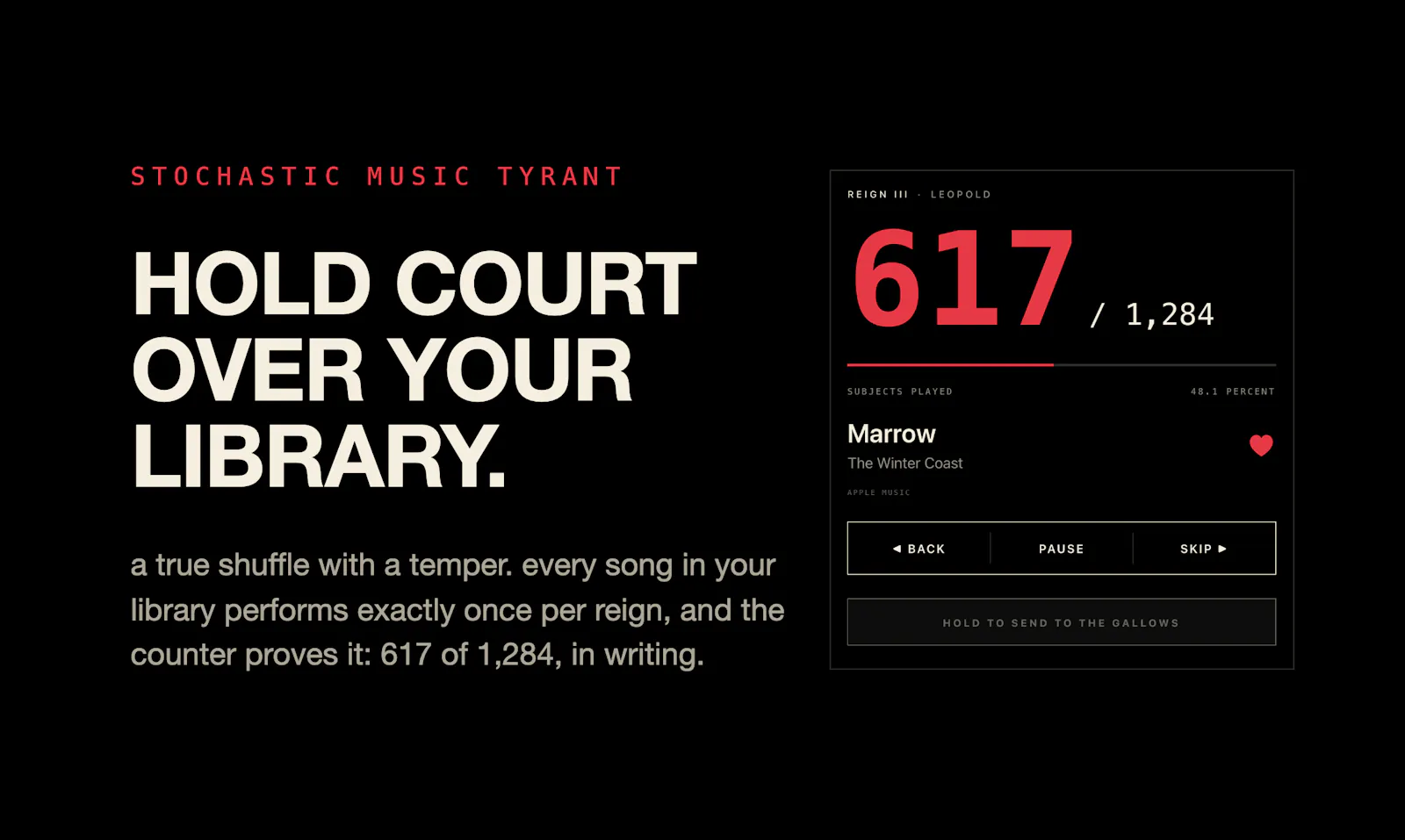 The Stochastic Music Tyrant screenshot 2
