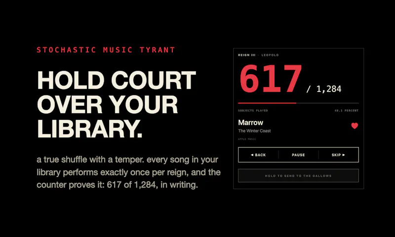 The Stochastic Music Tyrant screenshot 2