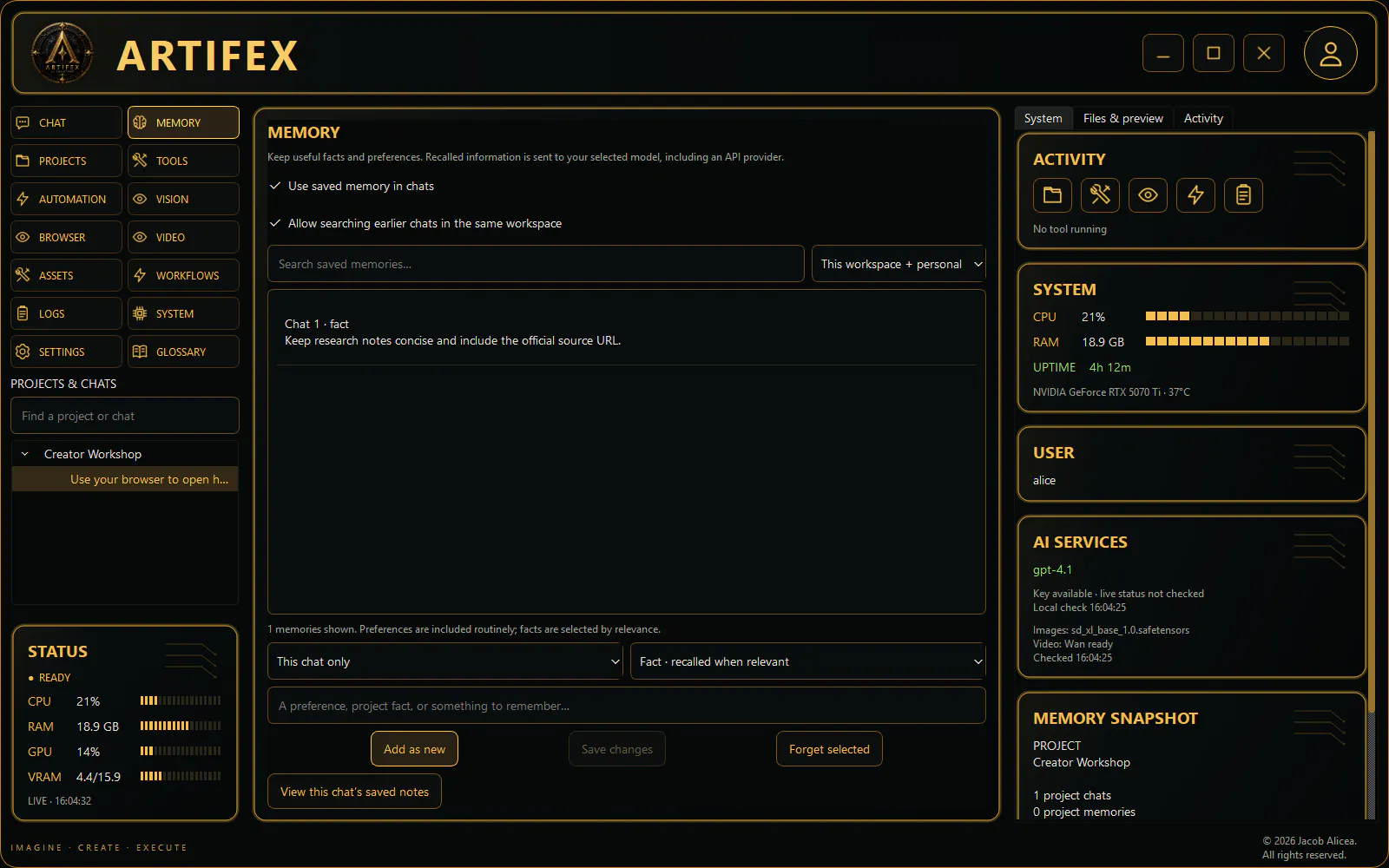 Artifex screenshot 2