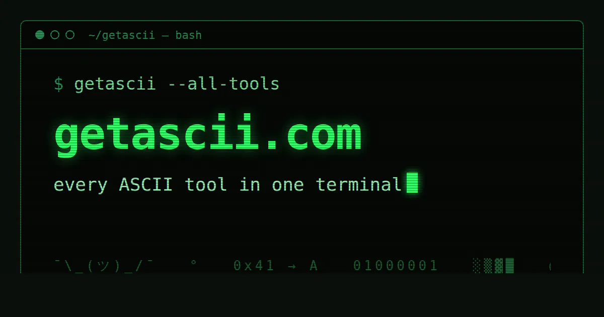getascii gallery image