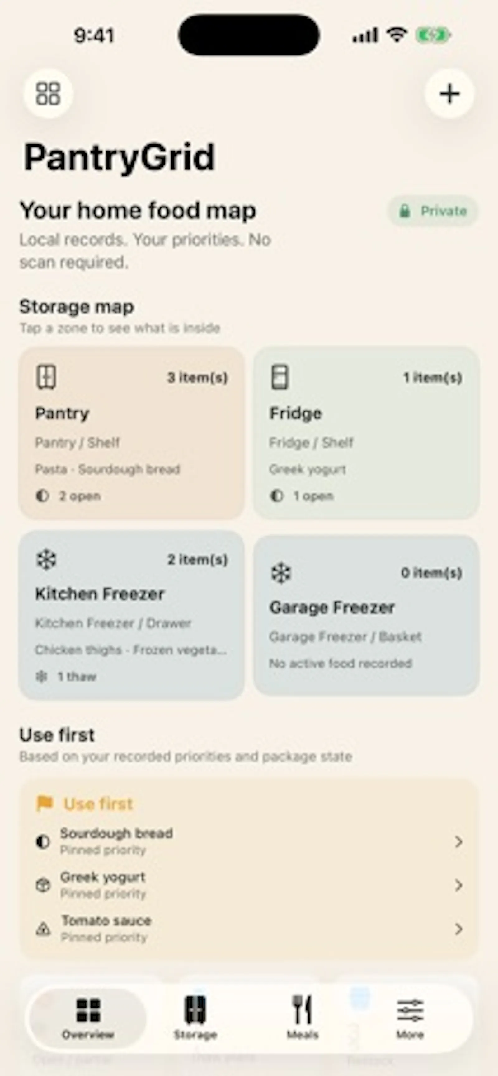 PantryGrid: Home Food Map screenshot 3